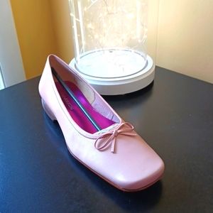 ENZO ANGIOLINI, Pink Leather Ballet Flats